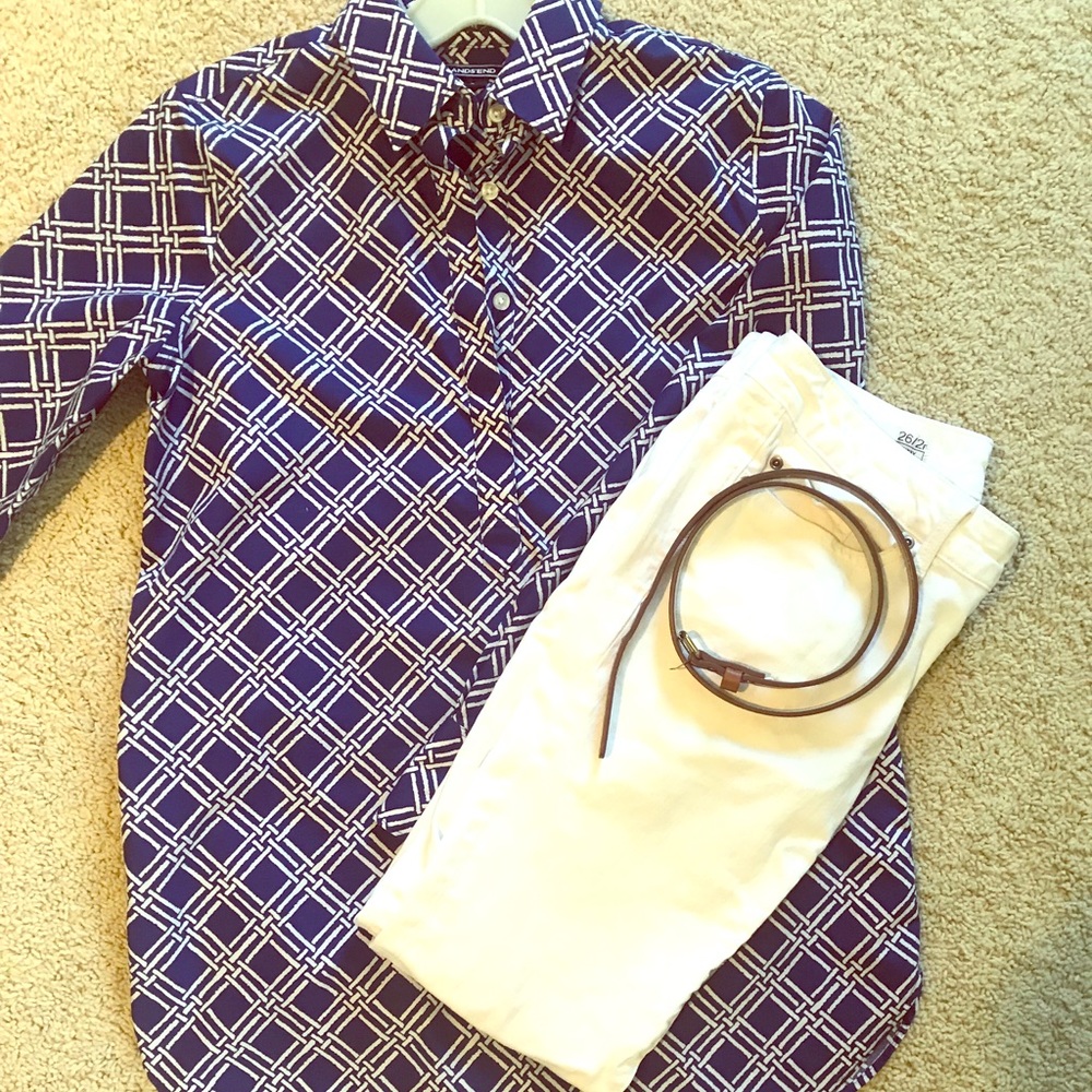 Lands End Tunic Top, Wrinkle-free
